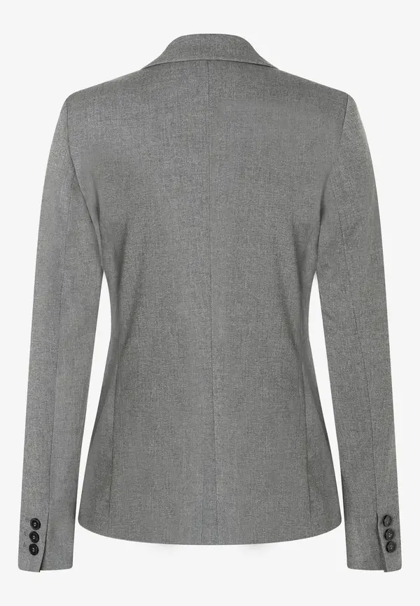 More & More Blazer, grau melange, Herbst-Kollektion Schlussverkauf
