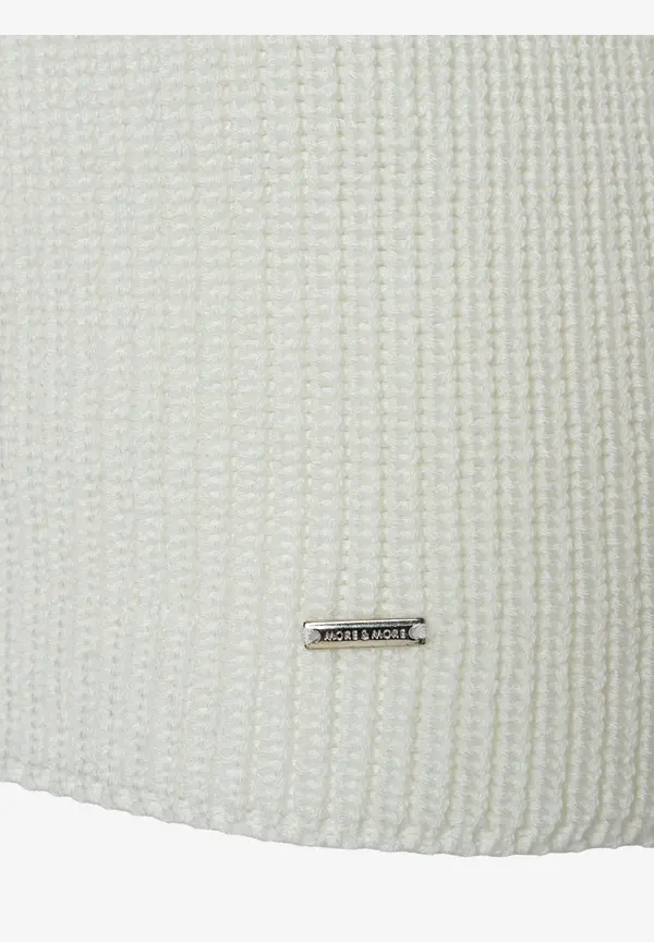 More & More Rippstrick-Pullover, ecru, Herbst-Kollektion Günstiger Verkauf