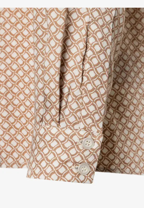More & More Viskosebluse, Minimal-Print, Herbst-Kollektion Kostenloser Versand