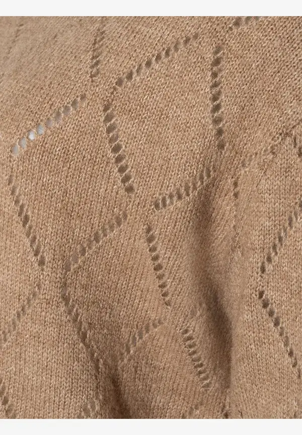 More & More Ajour-Pullover, beige macchiato, Herbst-Kollektion Günstig kaufen