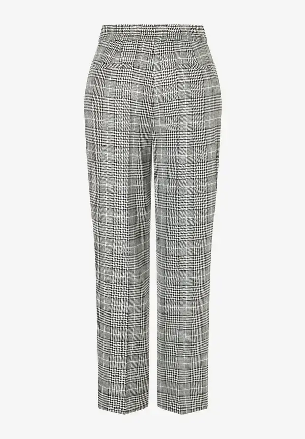 More & More Glencheck Hose, schwarz/ecru, Herbst-Kollektion Versandkostenfrei