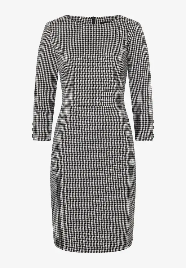 More & More Jerseykleid, Hahnentritt-Dessin, Herbst-Kollektion Flash Sale