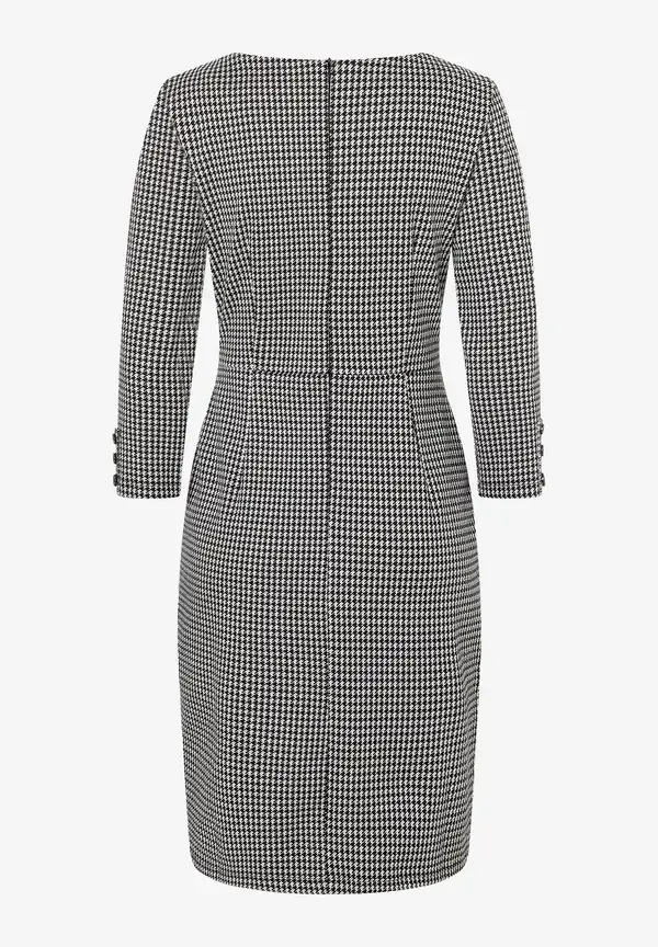 More & More Jerseykleid, Hahnentritt-Dessin, Herbst-Kollektion Flash Sale