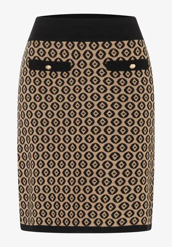 More & More Strickrock mit Jacquardmuster, Herbst-Kollektion Online Shopping
