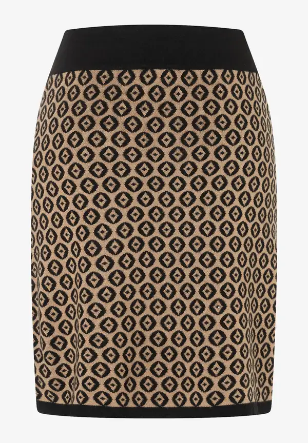 More & More Strickrock mit Jacquardmuster, Herbst-Kollektion Online Shopping