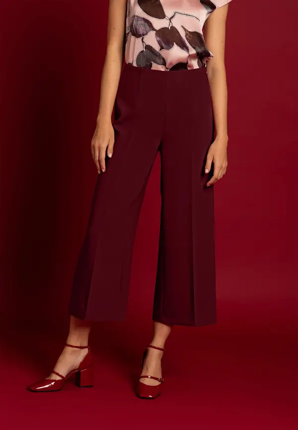 More & More Culotte, bordeaux, Herbst-Kollektion Jubiläumsangebot
