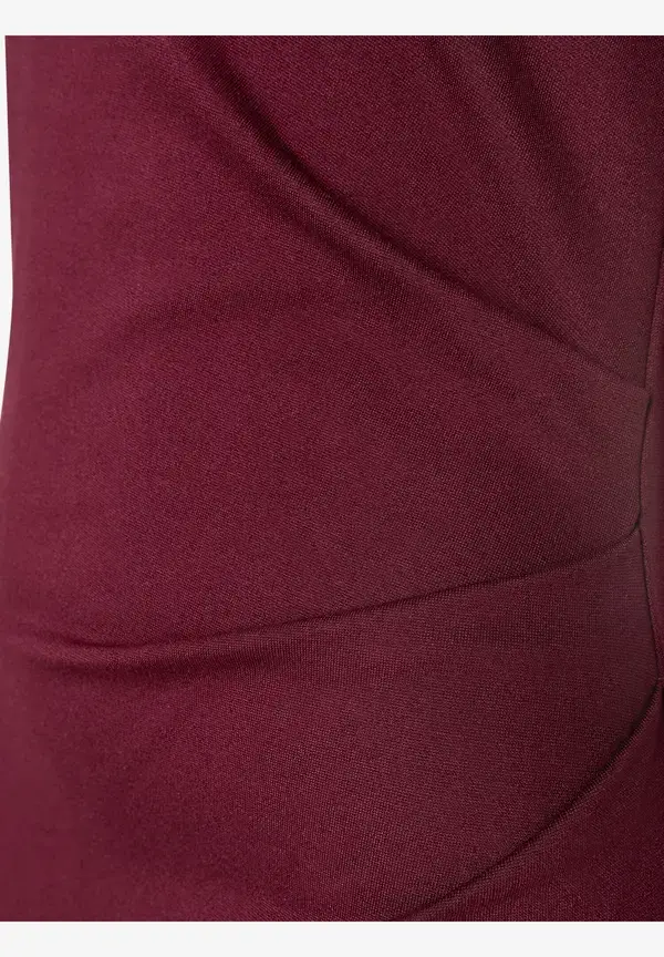 More & More Jerseykleid, bordeaux, Herbst-Kollektion Top Angebot