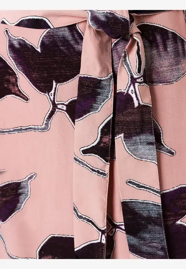 More & More Viskosekleid, Blätterprint, Herbst-Kollektion Zeitlich begrenztes Angebot