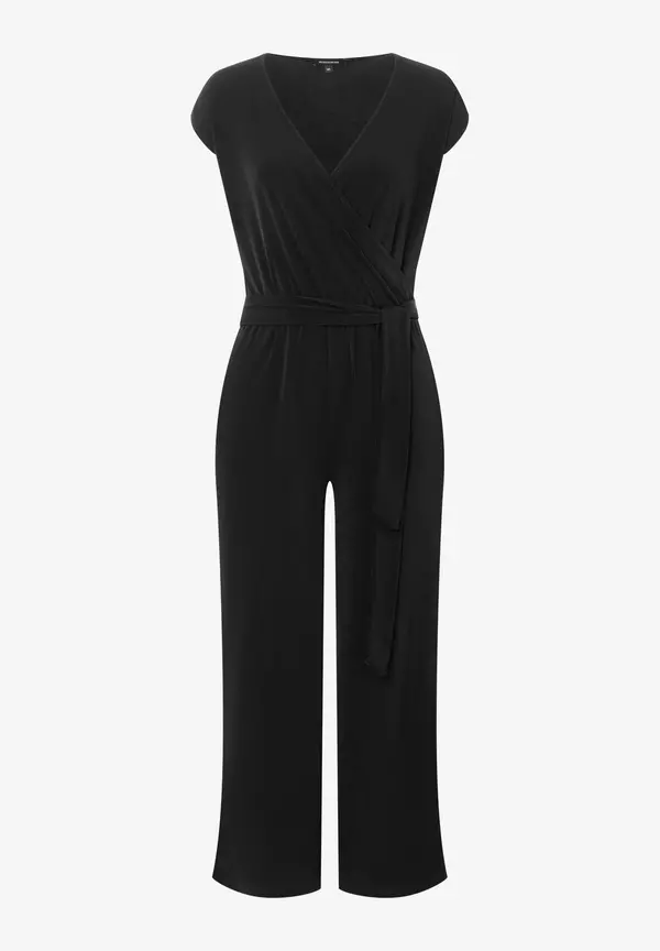 More & More Jersey-Jumpsuit, schwarz, Sommer-Kollektion Sonderangebot der Fabrik