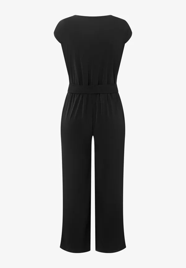 More & More Jersey-Jumpsuit, schwarz, Sommer-Kollektion Sonderangebot der Fabrik