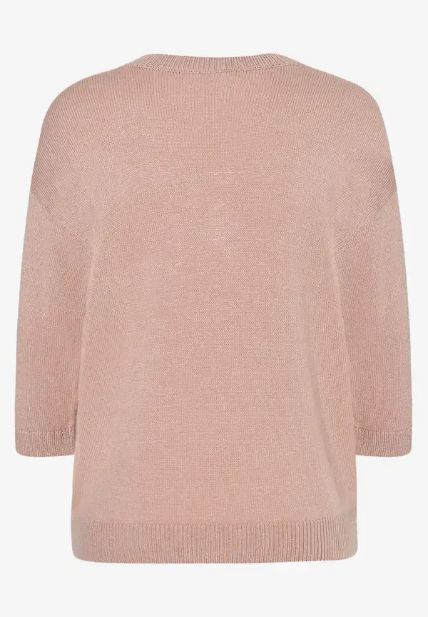 More & More V-Neck Pullover, rosa, Frühjahres-Kollektion Fabrikladen