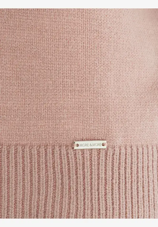 More & More V-Neck Pullover, rosa, Frühjahres-Kollektion Fabrikladen