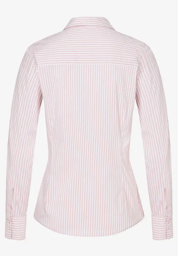 More & More Hemdbluse mit Streifen, rosa/weiß, Frühjahrs-Kollektion zollfrei