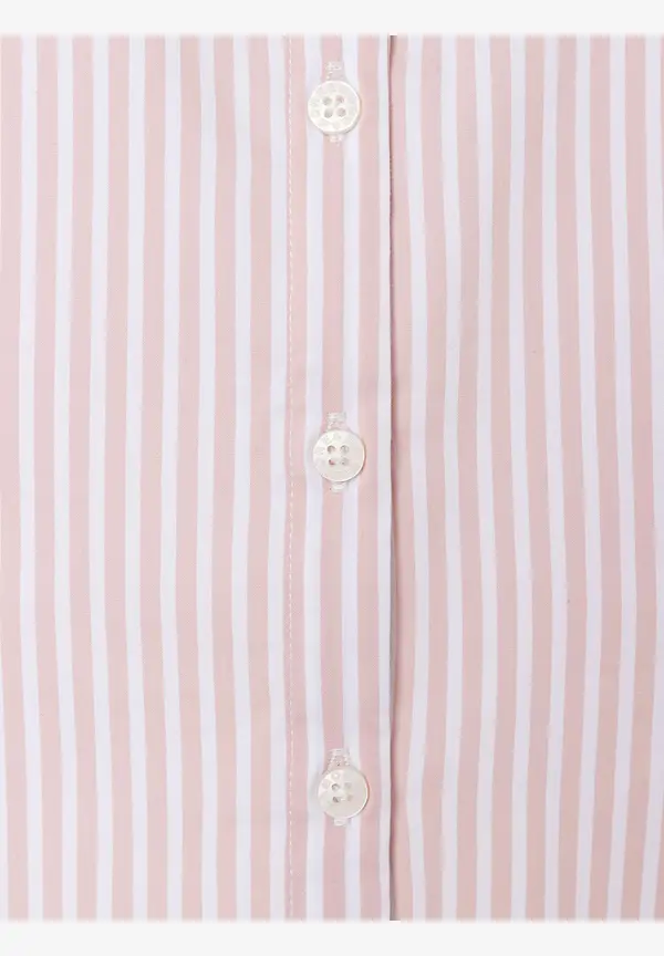 More & More Hemdbluse mit Streifen, rosa/weiß, Frühjahrs-Kollektion zollfrei
