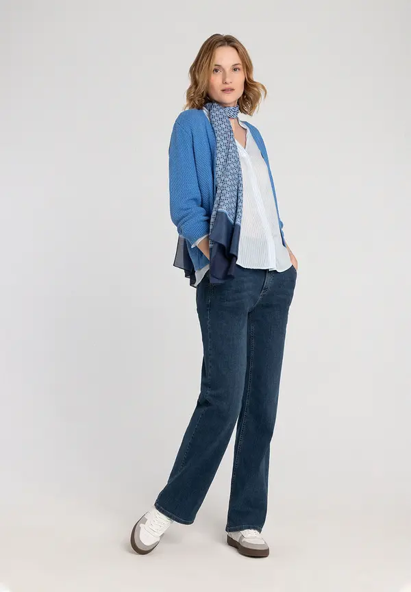 More & More offener Cardigan, blau, Frühjahrs-Kollektion Hotsell
