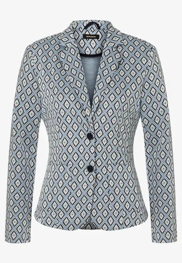 More & More Jerseyblazer mit Jacquardmuster, Frühjahrs-Kollektion Meist gekauft