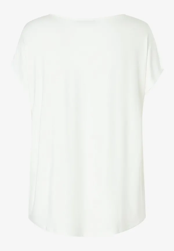 More & More Shirt mit Satinfront, ecru Black Friday