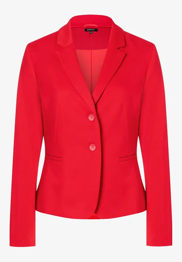 More & More Blazer mit feiner Struktur, rot, Frühjahrs-Kollektion Top Angebot