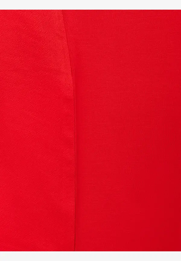 More & More Shirt mit Satinfront, rot, Frühjahrs-Kollektion Neueste Mode