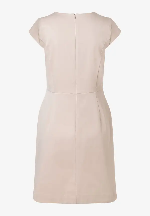 More & More Etuikleid mit feiner Struktur, beige, Frühjahrs-Kollektion Blitzangebot