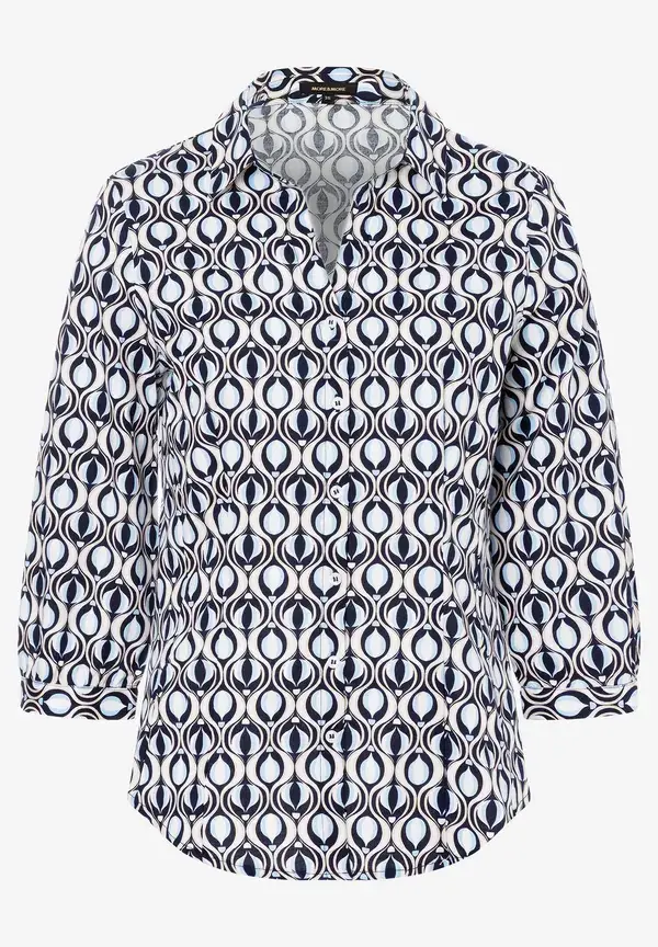 More & More Hemdbluse, grafischer Print, Frühjahrs-Kollektion Tägliche Deals