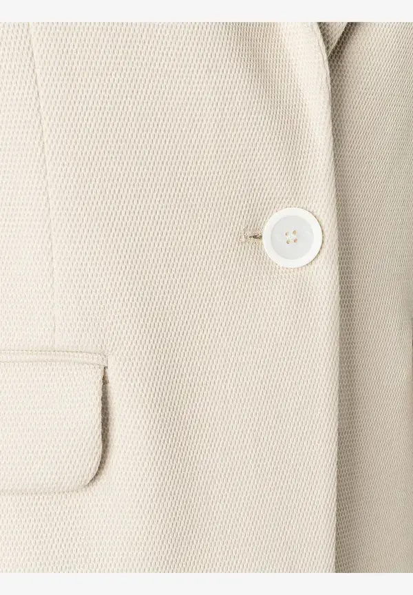 More & More strukturierter Blazer, almond, Frühjahrs-Kollektion Letzte 3 Tage