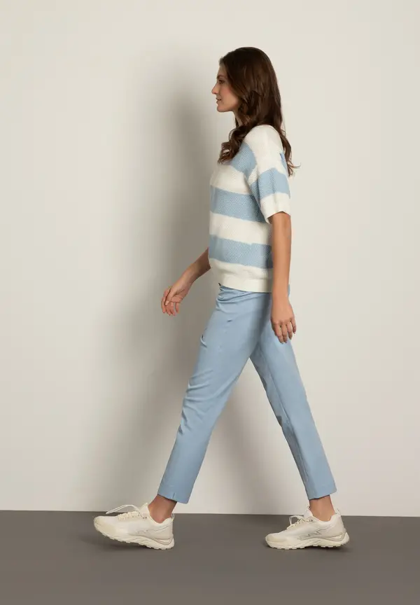 More & More Pullover, hellblau/ecru, Frühjahrs-Kollektion Bis zu 50% Rabatt