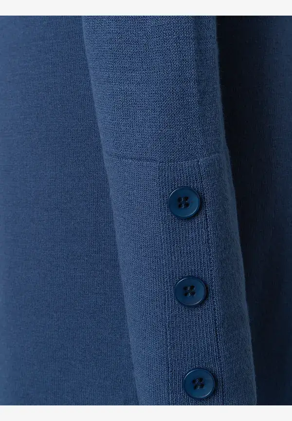 More & More langer Cardigan, estate blue, Frühjahrs-Kollektion Bis zu 60% Rabatt