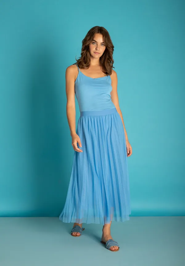 More & More Tüllrock, happy blue, Sommer-Kollektion 50% Rabatt mit kostenlosem Versand