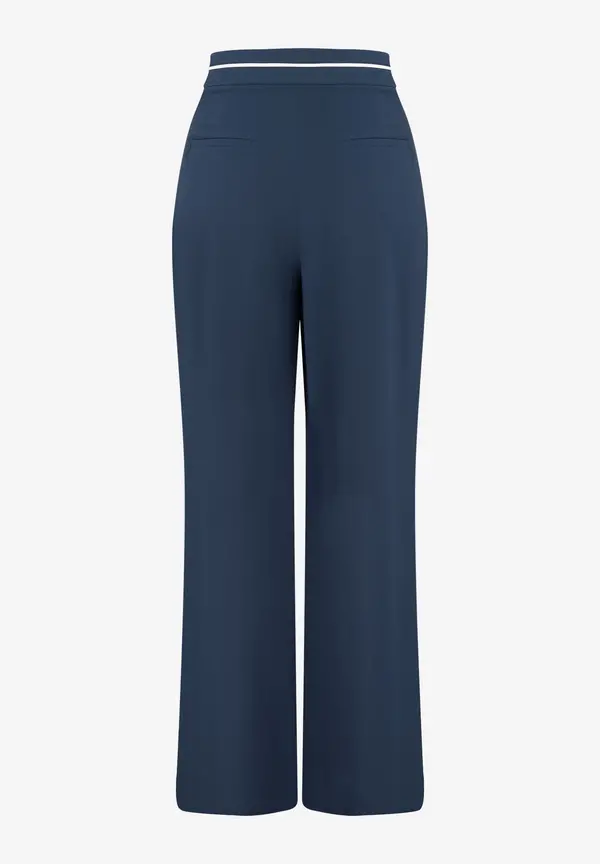 More & More weite Hose, estate blue, Frühjahrs-Kollektion Clearance-Verkauf