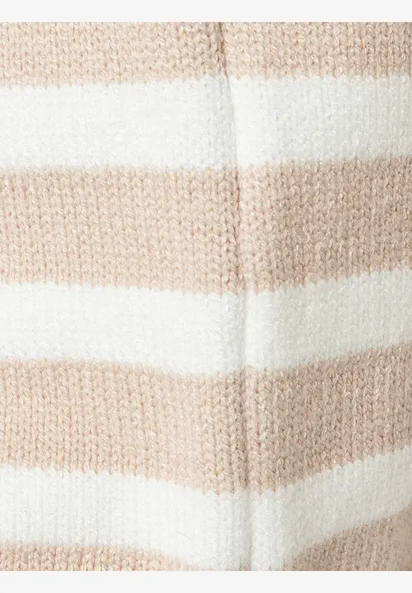 More & More kurzer Ringelpullover, beige/ecru, Frühjahrs-Kollektion Kostenloser Versand international