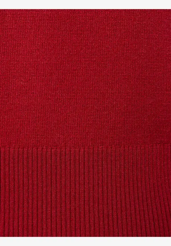 More & More Feinstrickpullover, rot, Herbst-Kollektion im Angebot