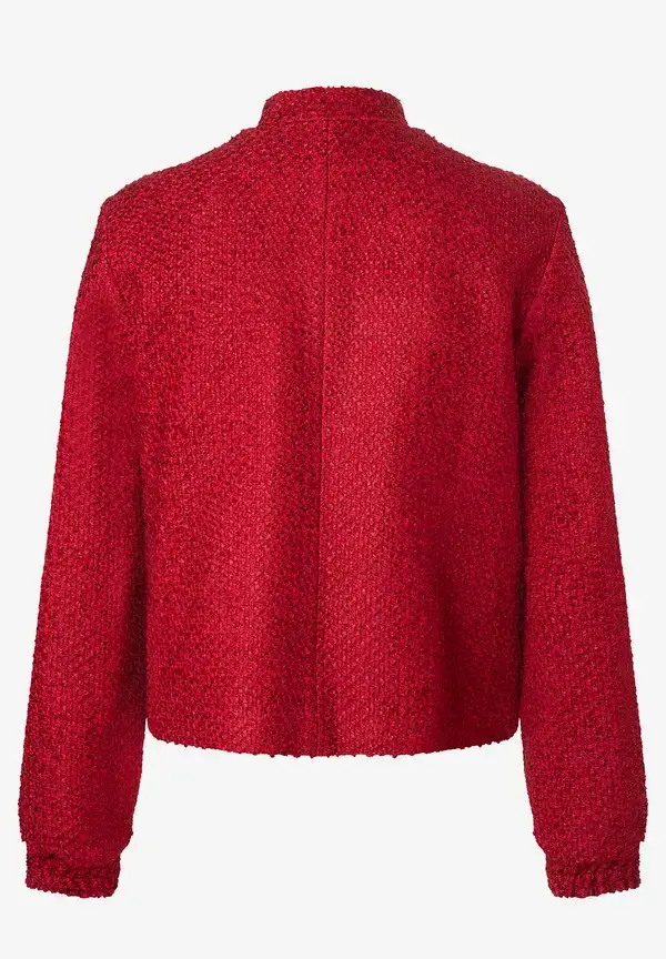 More & More Bouclé-Blouson, rot, Herbst-Kollektion Günstiger Verkauf