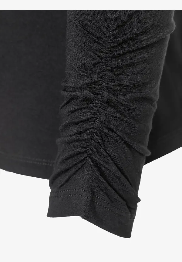 More & More Rollkragenshirt, schwarz, Herbst-Kollektion Fabrikverkauf