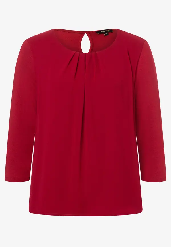 More & More Blusenshirt, rot, Herbst-Kollektion Fabrik Onlineshop