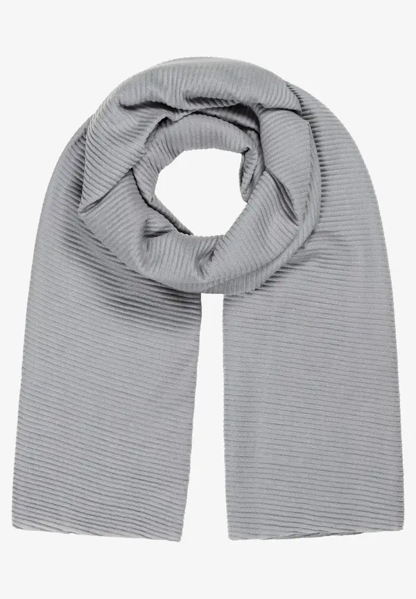 More & More Plissée-Schal, grau, Herbst-Kollektion Fabrikpreis