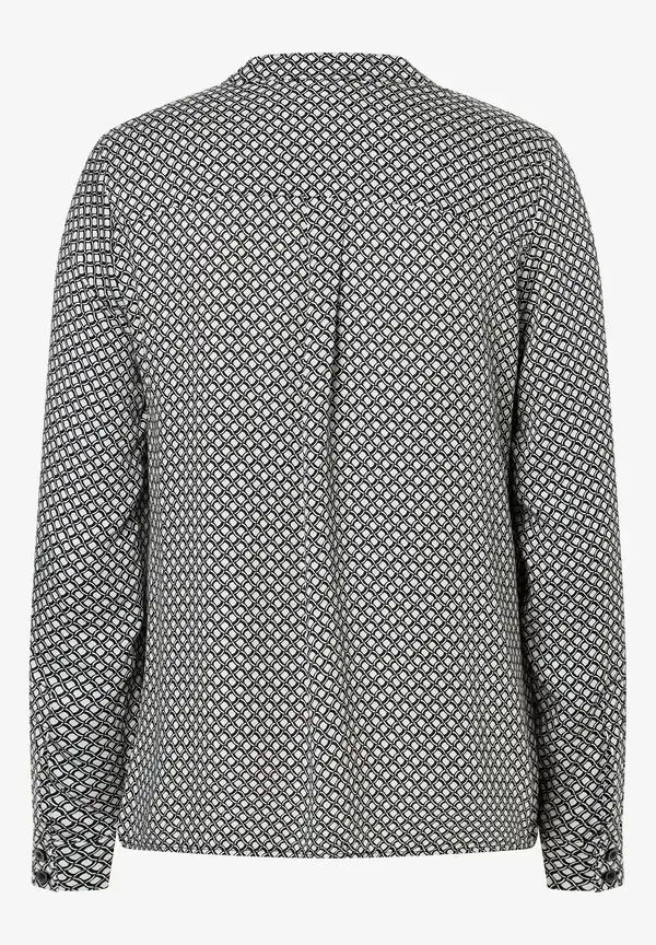 More & More Viskosebluse, Minimal-Print, Herbst-Kollektion Rabatt