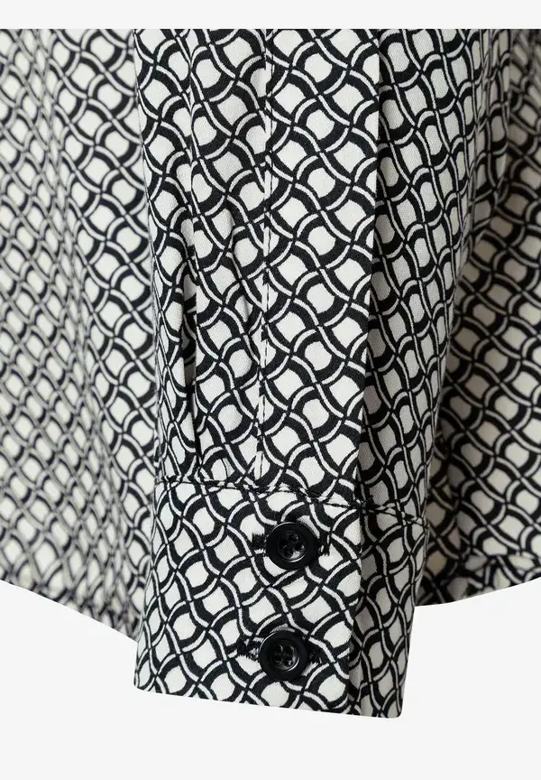 More & More Viskosebluse, Minimal-Print, Herbst-Kollektion Rabatt