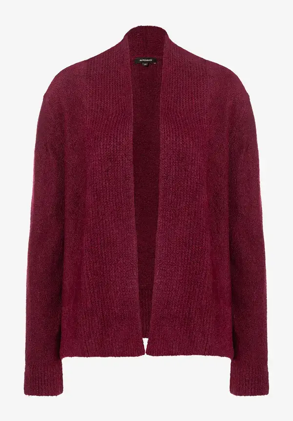 More & More Cardigan, bordeaux, Herbst-Kollektion Heißer Verkauf