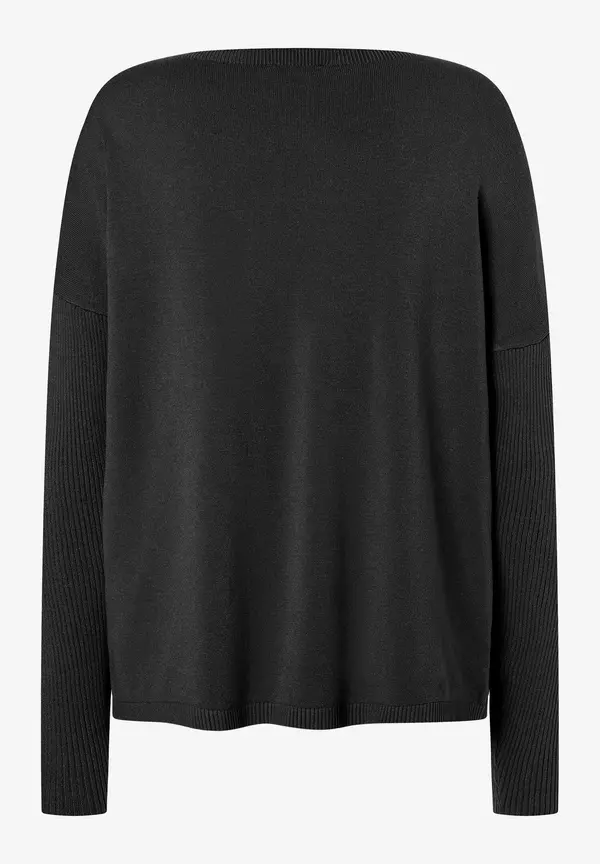 More & More Feinstrick Pullover, schwarz, Herbst-Kollektion Top Angebot