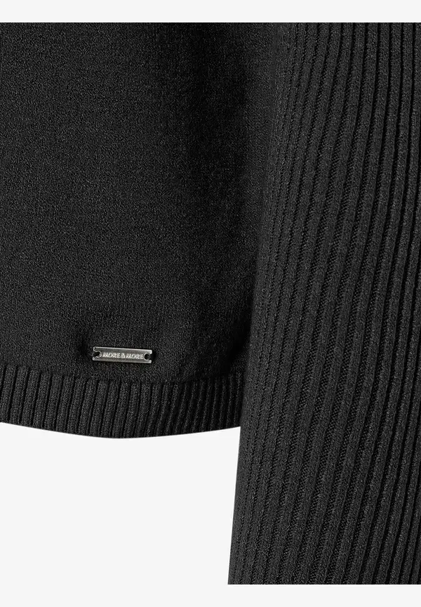 More & More Feinstrick Pullover, schwarz, Herbst-Kollektion Top Angebot