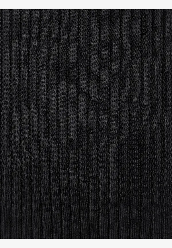 More & More Rippstrick-Pullover, schwarz, Herbst-Kollektion Neuheiten