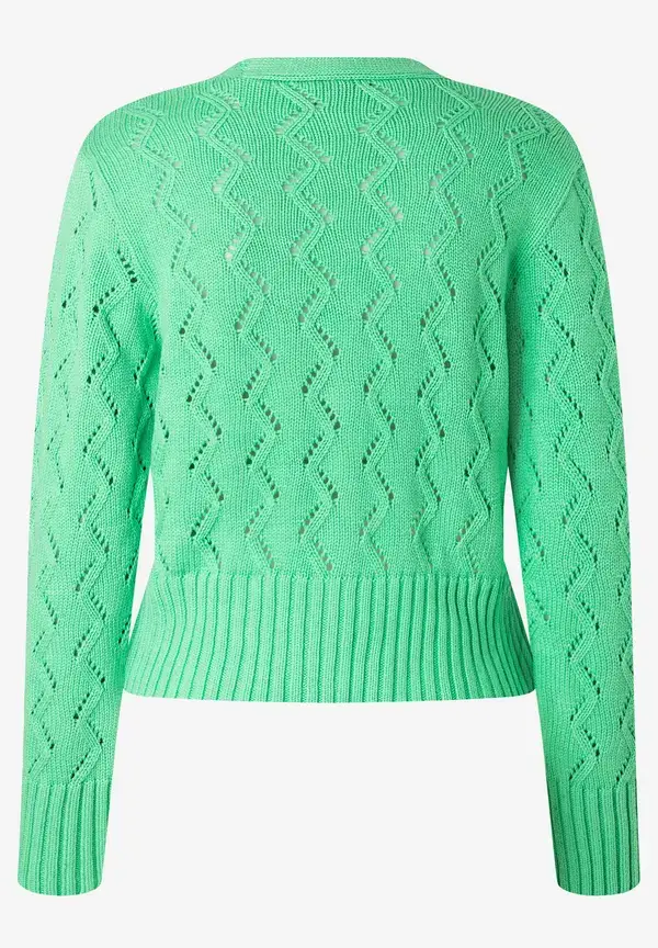More & More Ajour Cardigan, march green, Frühjahrs-Kollektion Sonderangebote