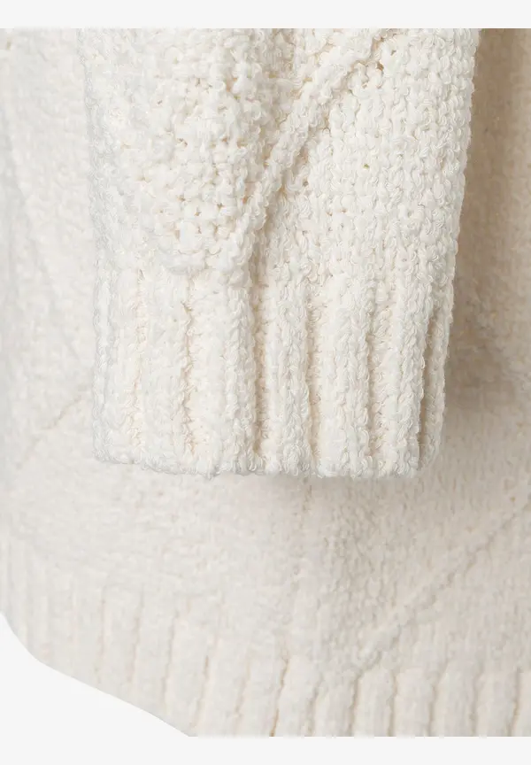More & More Struktur-Cardigan, eggshell, Frühjahrs-Kollektion Wochenangebot