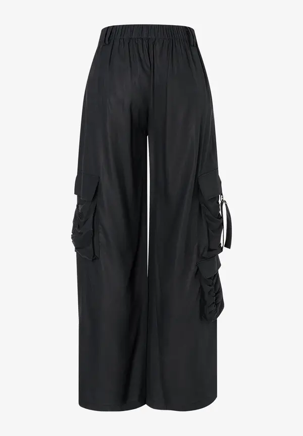 More & More fließende Cargohose, schwarz, Frühjahrs-Kollektion Kostenlose Rückgabe