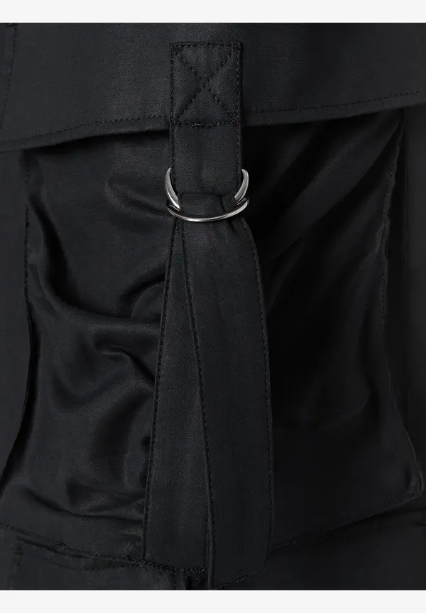More & More fließende Cargohose, schwarz, Frühjahrs-Kollektion Kostenlose Rückgabe