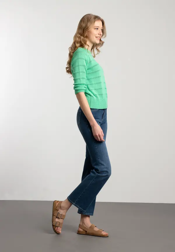 More & More Pullover, march green, Frühjahrs-Kollektion Begrenzte Freigabe
