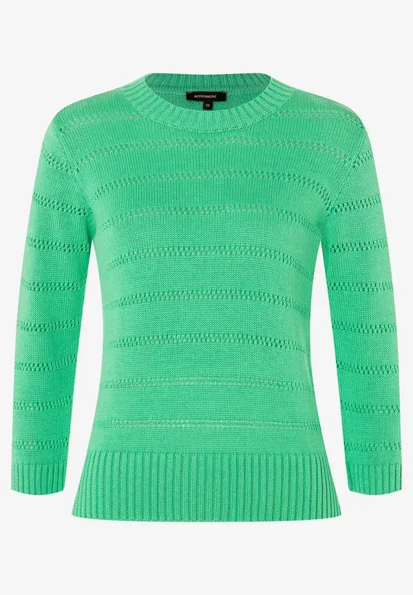 More & More Pullover, march green, Frühjahrs-Kollektion Begrenzte Freigabe