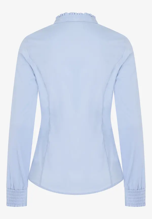 More & More Baumwoll/Stretch Bluse, hellblau, Sommer-Kollektion Letzte 3 Tage