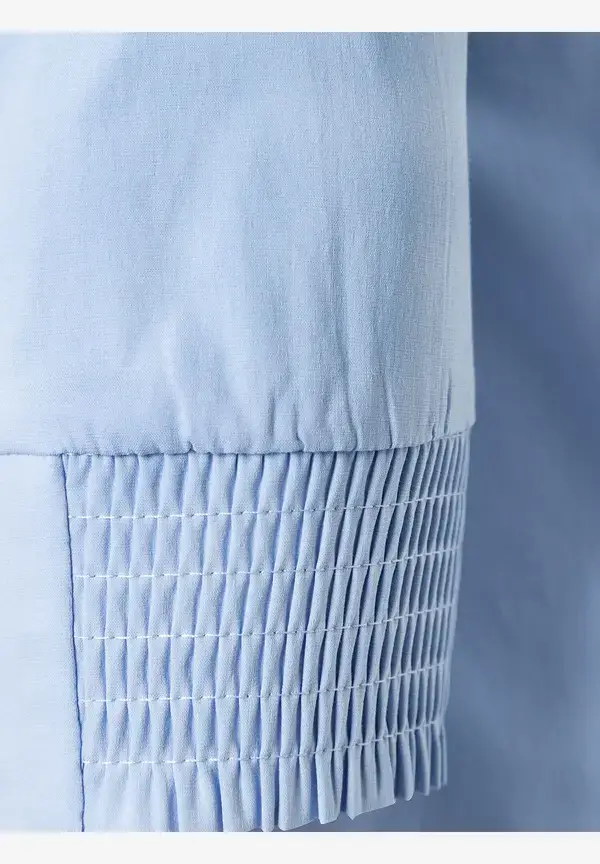 More & More Baumwoll/Stretch Bluse, hellblau, Sommer-Kollektion Letzte 3 Tage